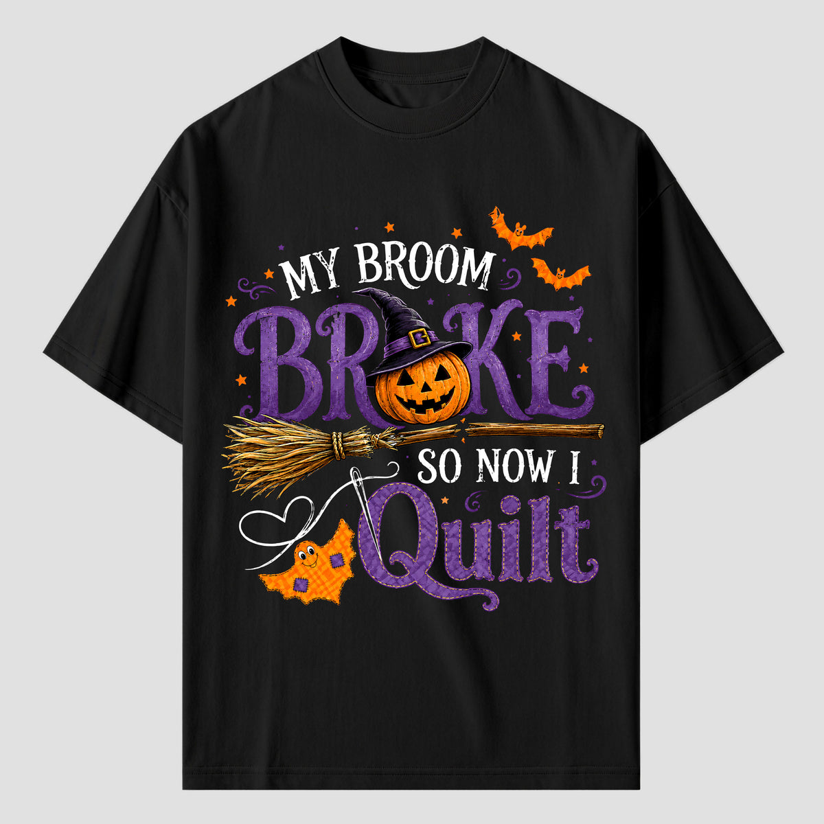 Halloween Quilting T Shirts for Quilters Who Love a Good Pun