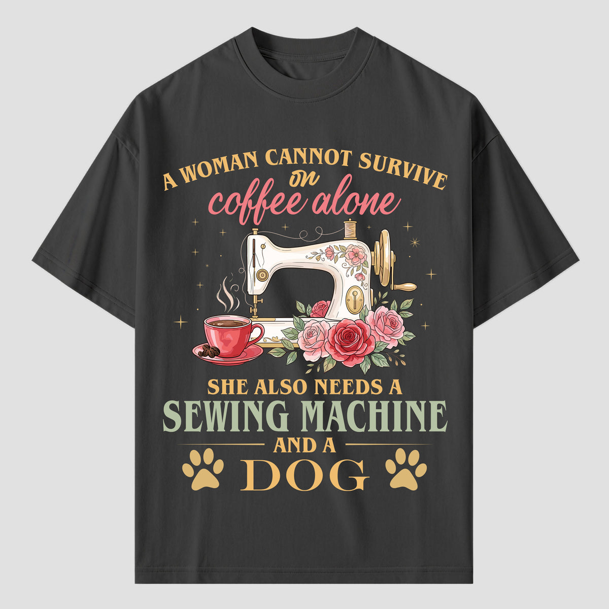 Quilting T Shirts for Coffee, Sewing and Dog Lovers