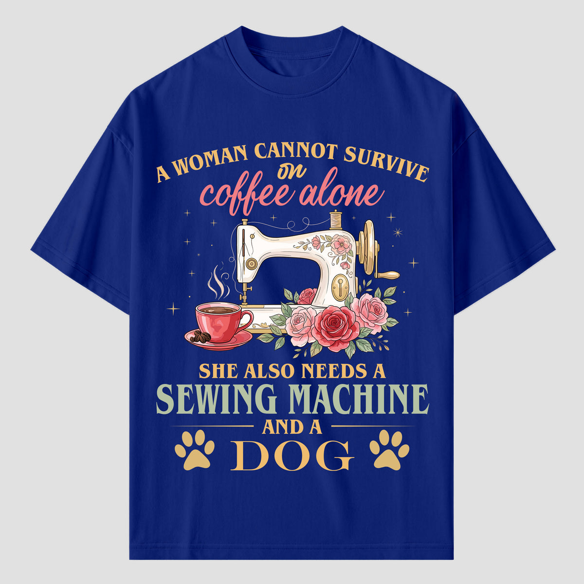 Quilting T Shirts for Coffee, Sewing and Dog Lovers