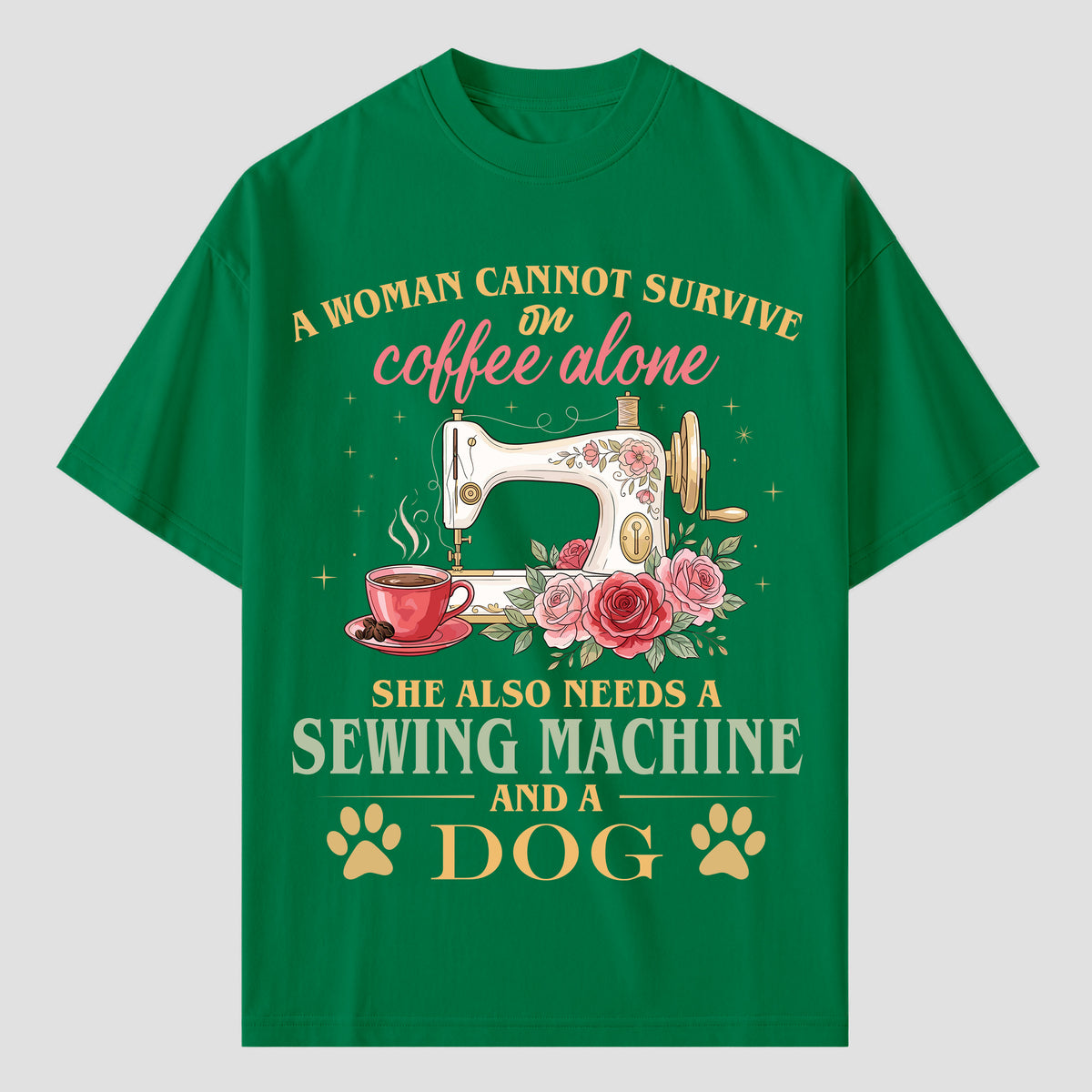 Quilting T Shirts for Coffee, Sewing and Dog Lovers