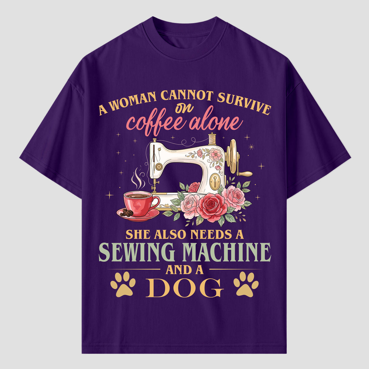 Quilting T Shirts for Coffee, Sewing and Dog Lovers
